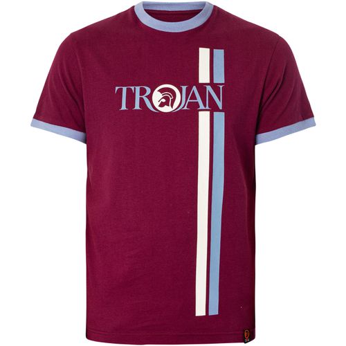 T-shirt T-shirt con logo a doppia riga - Trojan - Modalova