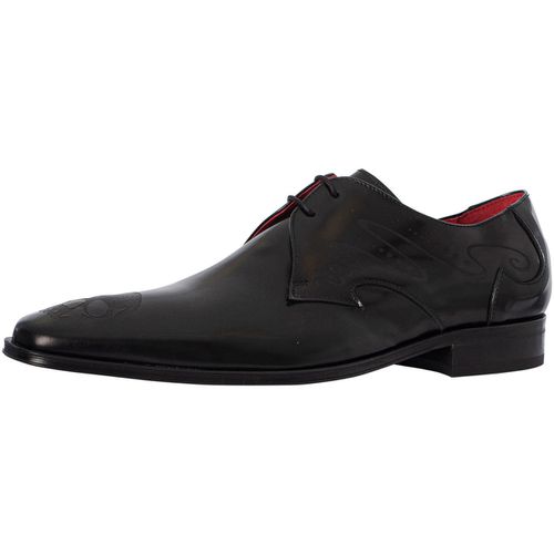 Scarpe Scarpe Derby In Pelle Lucida Con Teschio - Jeffery-West - Modalova