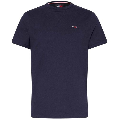 T-shirt & Polo Slim Rib T-Shirt Dark Night Navy - Tommy Jeans - Modalova