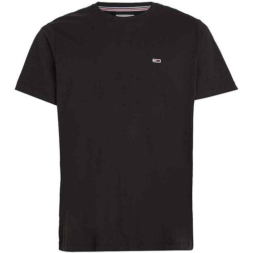 T-shirt & Polo Slim Jersey Crew T-Shirt Black - Tommy Jeans - Modalova