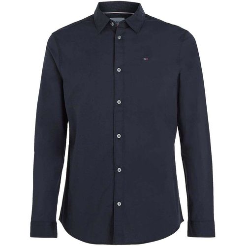 Camicia a maniche lunghe Original Stretch Slim Shirt Black - Tommy Jeans - Modalova