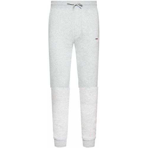 Pantaloni Sportivi Slim Fleece Joggers Light Grey Heather - Tommy Jeans - Modalova