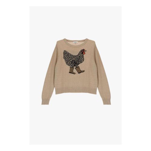 Maglione Maglione con stampa gallina stivale M324K047A - Dixie - Modalova