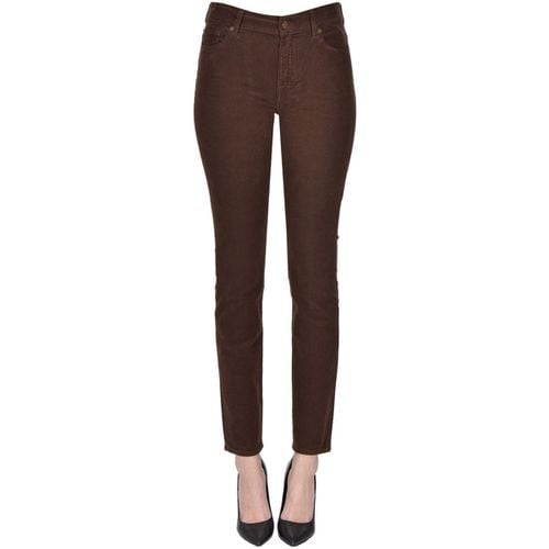 Pantalone Chino Pantaloni Roxanne in velluto PNP00004102AI - 7 for all mankind - Modalova