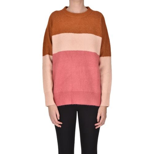 Maglione Pullover color block MGP00004183AI - Frnch - Modalova