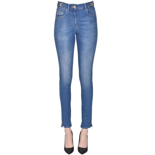 Jeans Jeans slim con dettagli in metallo DNM00004049AI - Simona Corsellini - Modalova