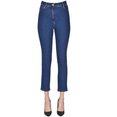 Jeans Jeans slim con impunture DNM00004047AI - Simona Corsellini - Modalova