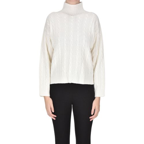 Maglione Pullover dolcevita a trecce MGP00004176AI - Peserico - Modalova