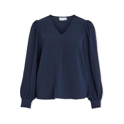 Camicetta Top Gaja L/S - Navy Blazer - Vila - Modalova