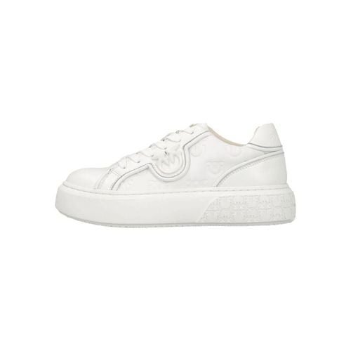 Sneakers basse YOKO 06-SNEAKER CALF LEATHER/MONOGRAM - Pinko - Modalova