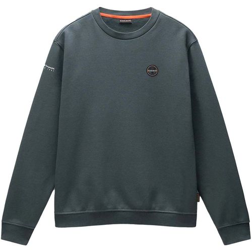 Felpa Badge Sweatshirt Green Urban - Napapijri - Modalova