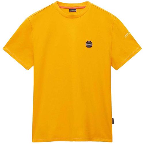 T-shirt & Polo Badge T-Shirt Orange - Napapijri - Modalova