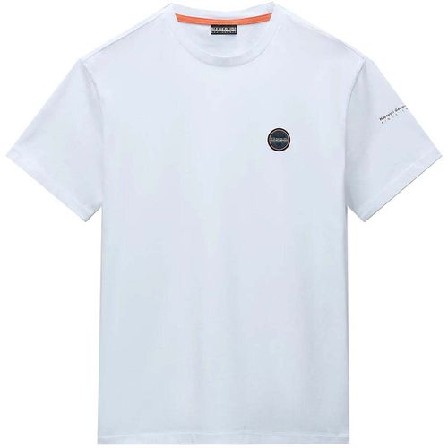 T-shirt & Polo Badge T-Shirt White - Napapijri - Modalova