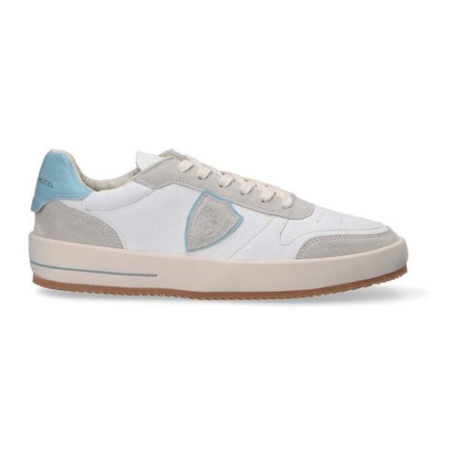 Sneakers sneaker nice pelle celeste - Philippe Model - Modalova