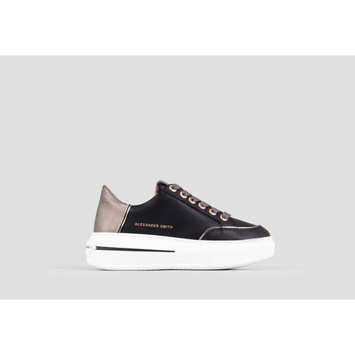 Sneakers LANCASTER WOMAN BLACK DARK SILVER - Alexander Smith - Modalova