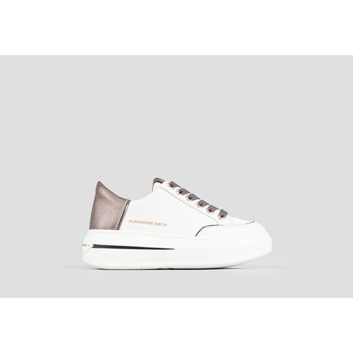 Sneakers LANCASTER WOMAN WHITE DARK SILVER - Alexander Smith - Modalova