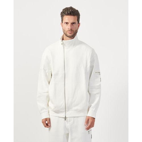 Felpa Felpa uomo fullzip in cotone - EAX - Modalova