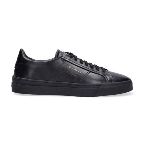 Sneakers sneaker double buckle nera - Santoni - Modalova