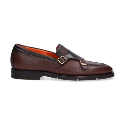 Classiche basse mocassino doppia fibbia - Santoni - Modalova