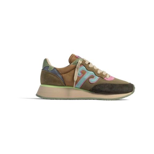 Sneakers MASTER M502-OCRA/BROWN/GREEN - Wushu Ruyi - Modalova