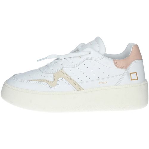 Sneakers alte STEP CALF WHITE-PINK - Date - Modalova