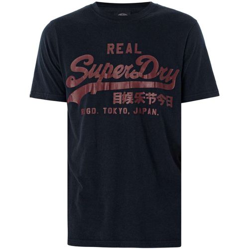 T-shirt T-Shirt Con Grafica Classica Con Logo Vintage - Superdry - Modalova