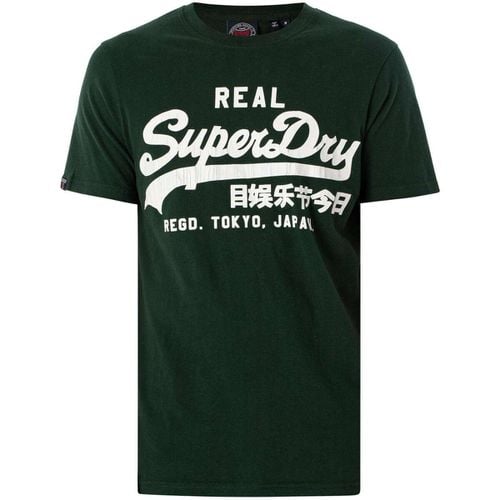 T-shirt T-Shirt Con Grafica Classica Con Logo Vintage - Superdry - Modalova