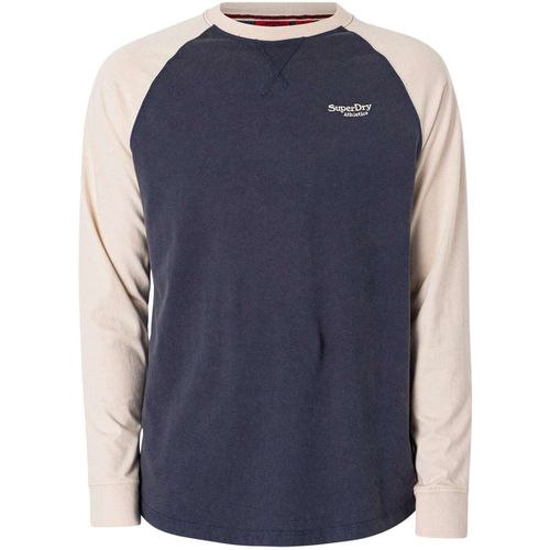 T-shirt T-shirt da baseball con logo essenziale - Superdry - Modalova