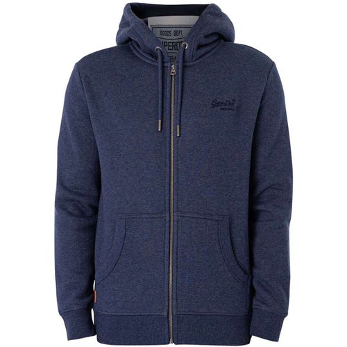 Felpa Felpa con cappuccio e zip con logo essenziale - Superdry - Modalova