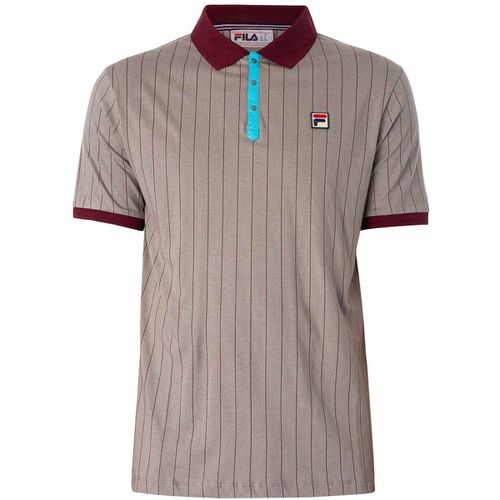 T-shirt Polo classica a righe vintage - Fila - Modalova