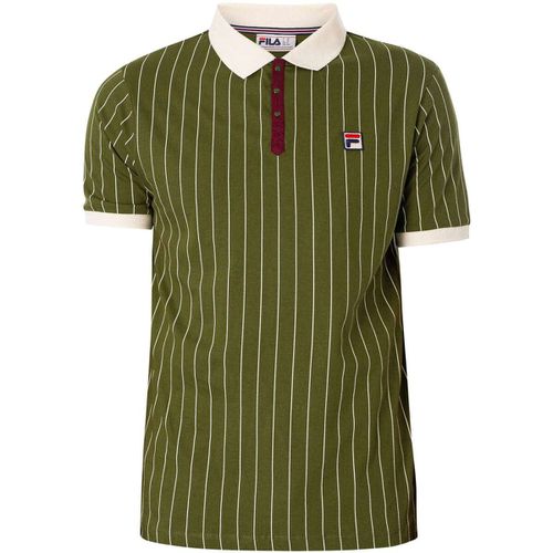 T-shirt Polo classica a righe vintage - Fila - Modalova