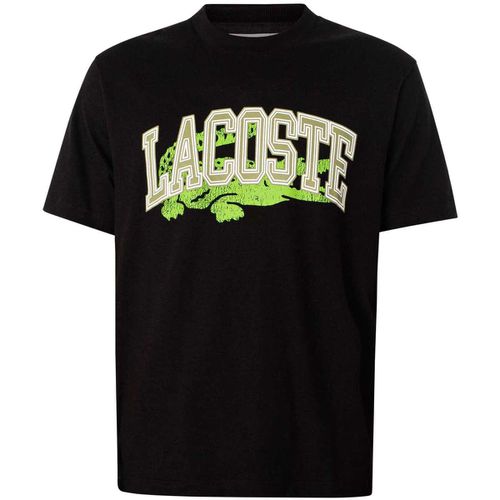 T-shirt Maglietta Con Firma Jersey - Lacoste - Modalova