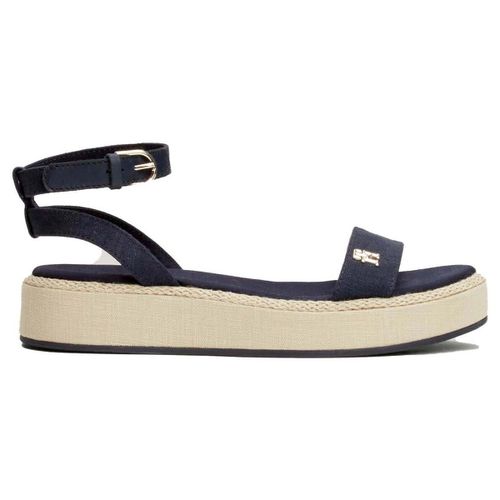 Sandali Linen Flatform - Tommy hilfiger - Modalova