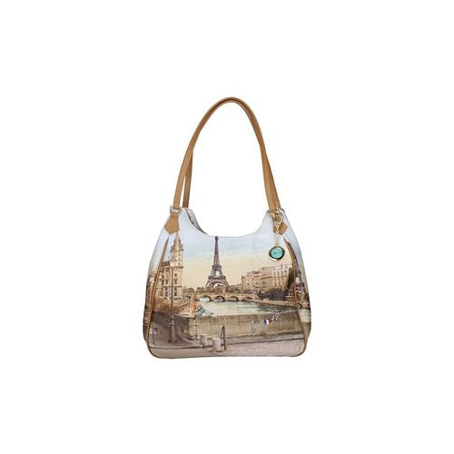 Borsa a spalla Borsa a spalla shopping Yes-611 Parigi Eiffel Girl - Y Not? - Modalova