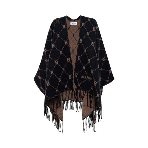 Sciarpa Poncho Con Logo All-Over - Blugirl - Modalova