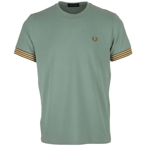 T-shirt Fred Perry Stripped Cuff - Fred perry - Modalova