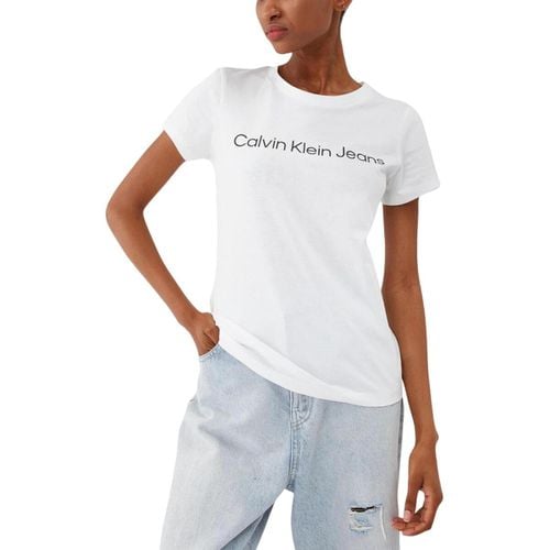 T-shirt CORE INSTIT LOGO SL J20J220253 - Calvin Klein Jeans - Modalova