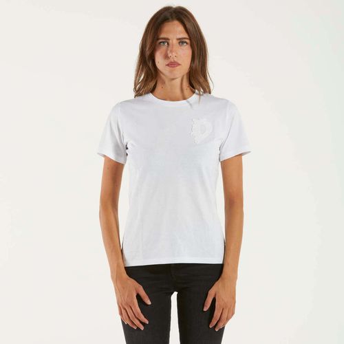 T-shirt t-shirt bianca girocollo - Dondup - Modalova