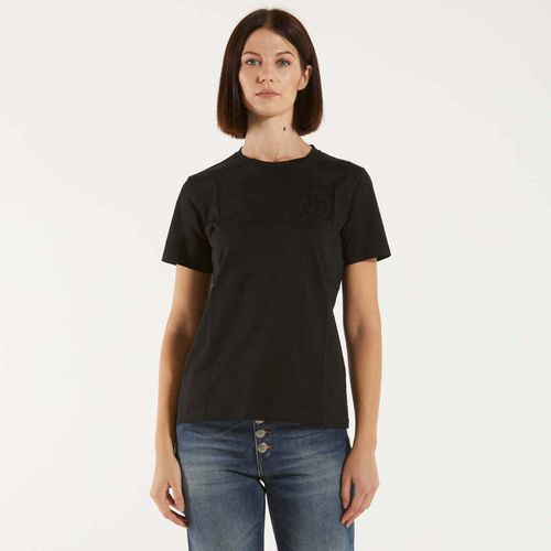 T-shirt t-shirt Jersey nera girocollo - Dondup - Modalova