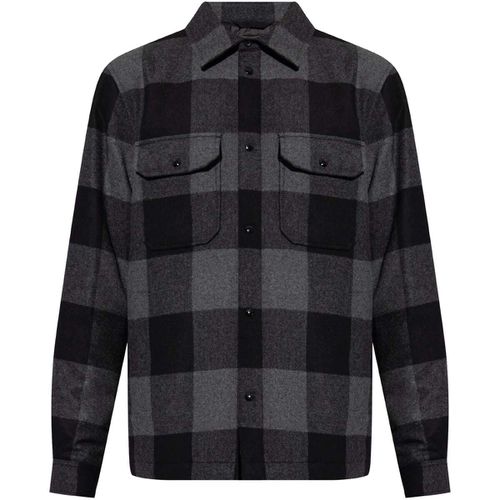 Camicia a maniche lunghe ALASKAN WOOL CHECK OVERSHIRT - Woolrich - Modalova