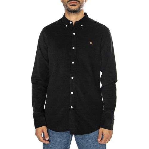 Camicia a maniche lunghe Fontella lim Fit hirt Black - Farah - Modalova