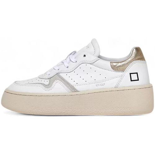 Sneakers sneakers platform Step calf white platinum - Date - Modalova