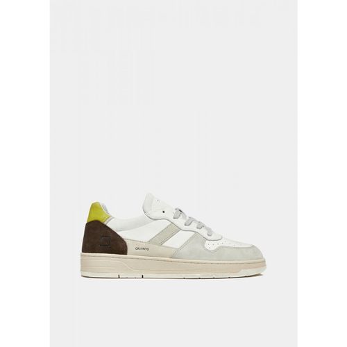 Sneakers M411-C2-VC-TS - COURT 2.0-VINTAGE CALF WHITE-WASABI - Date - Modalova