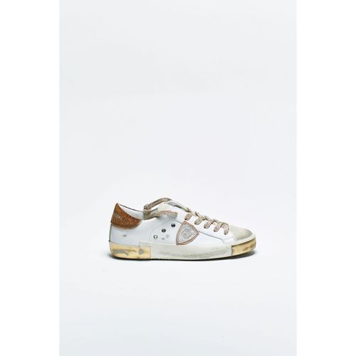 Sneakers PRLD XE05 - PARIS X-VEAU VELOUR/BLANC - Philippe Model - Modalova