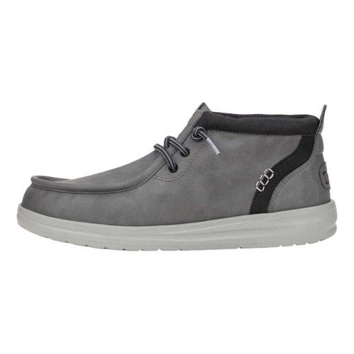 Stivaletti WALLY MID GRIPR CLASSIC MAN GREY BLACK - HEYDUDE - Modalova