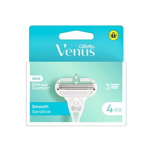 Accessori per il corpo Caricatore Venus Smooth Sensitive 4 Ricariche - Gillette - Modalova