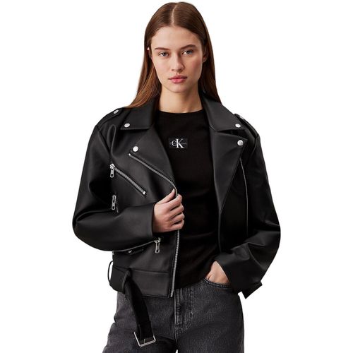 Giubbotto CLASSIC FAUX LEATHER BIKER - Calvin Klein Jeans - Modalova