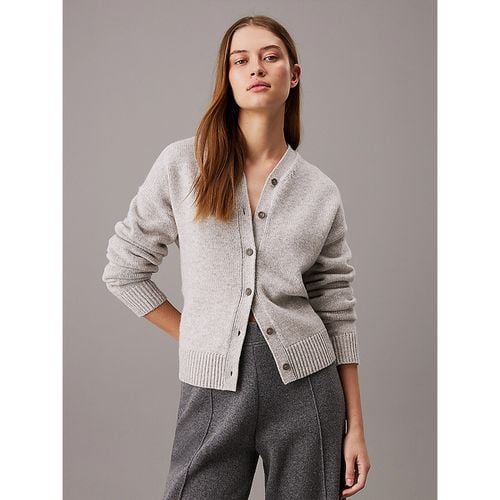 Gilet / Cardigan CASHMERE BLEND HIGH V-NECK CARDI - Calvin Klein Jeans - Modalova