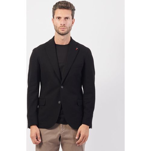 Giacche Giacca nera a nido d'ape slim fit - Mulish - Modalova