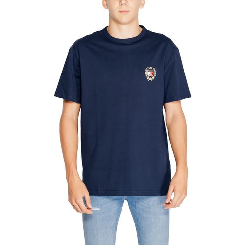 Polo maniche lunghe TJM REG RWB CREST DM0DM19687 - Tommy hilfiger - Modalova